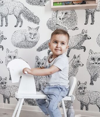 Wallpaper Here The Fox Has A Den