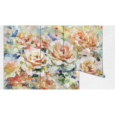 Wallpaper Painting Roses