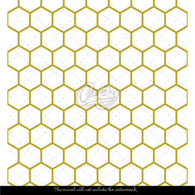 Wallpaper Golden Honeycombs