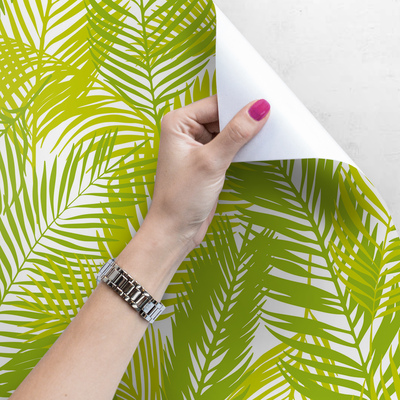 Wallpaper Celadon Palm Leaves