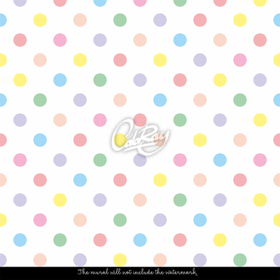 Wallpaper Pastel Polka Dots