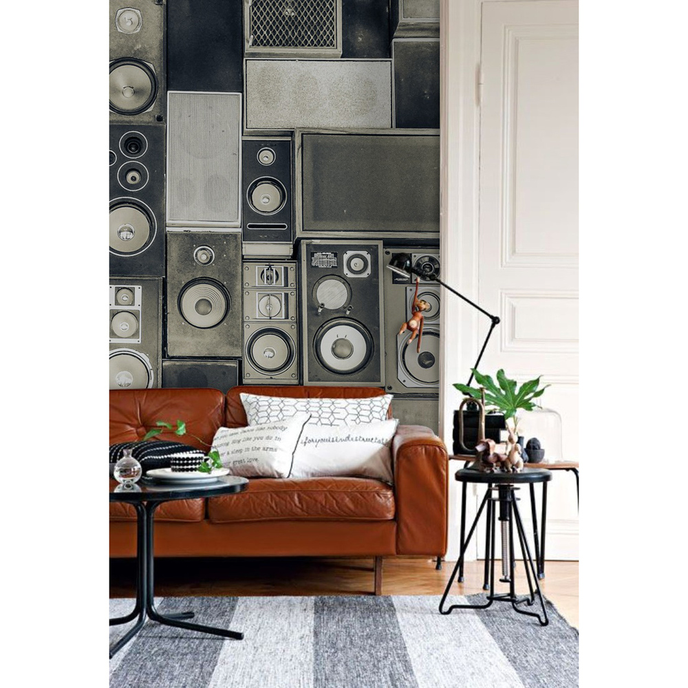 Sounds Of Music Wall Speakers Wallpaper, wall mural 