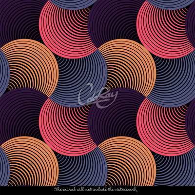 Wallpaper Colorful Circles