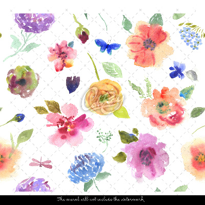 Wallpaper Summer Garden Full Of Flowers