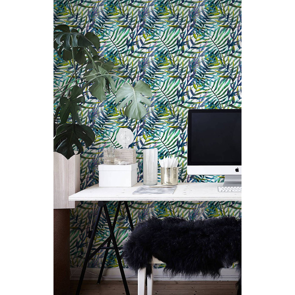 Wallpaper Bunch of Tropical Leaves