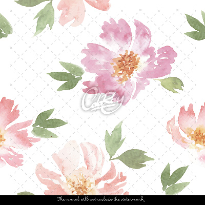 Wallpaper Vintage Delicate Flowers