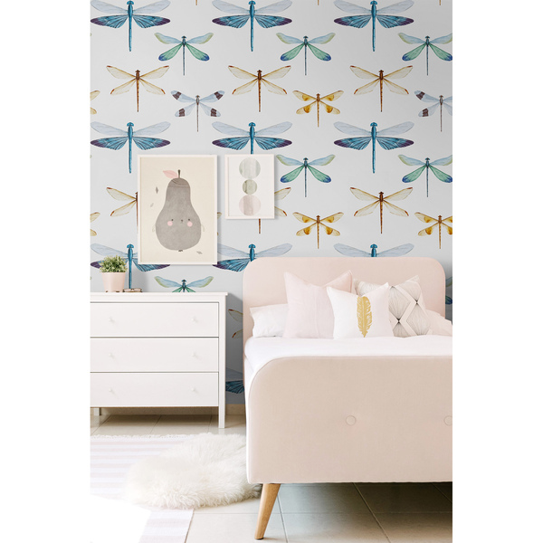 Wallpaper Magic Rainbow Dragonflies