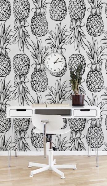 Wallpaper Pineapple Paradise