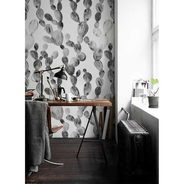 Wallpaper Gray Cacti