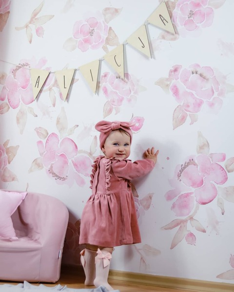 Wallpaper Watercolor Blush