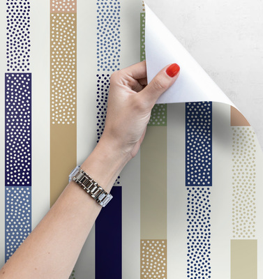 Wallpaper Dotted Stripes