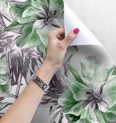 Wallpaper Flowers In Negative