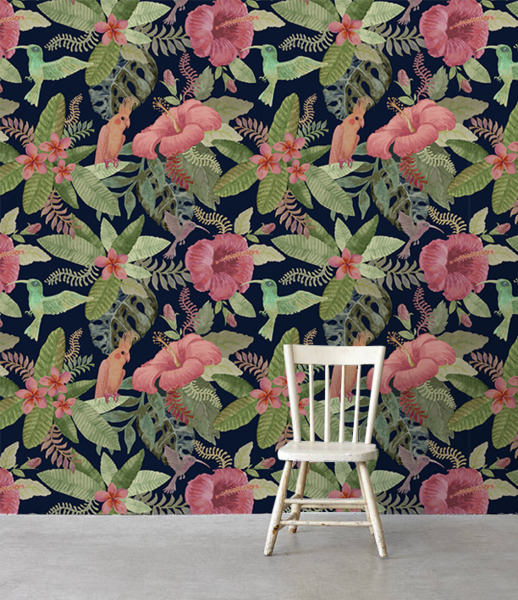 Wallpaper Floral Symphony