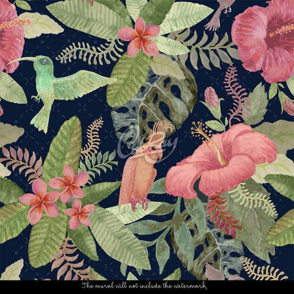 Wallpaper Floral Symphony