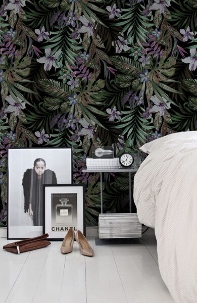 Wallpaper Exotic Flowers