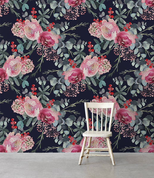 Wallpaper Floral Composition
