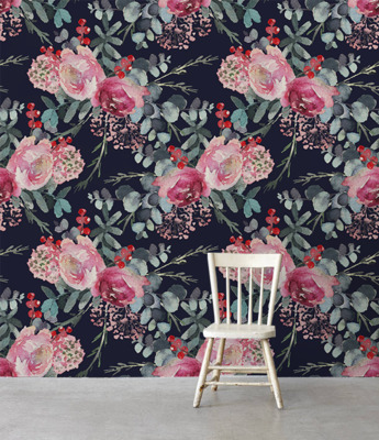 Wallpaper Floral Composition
