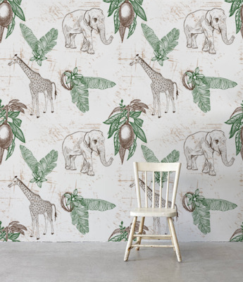 Wallpaper Savanna Animals