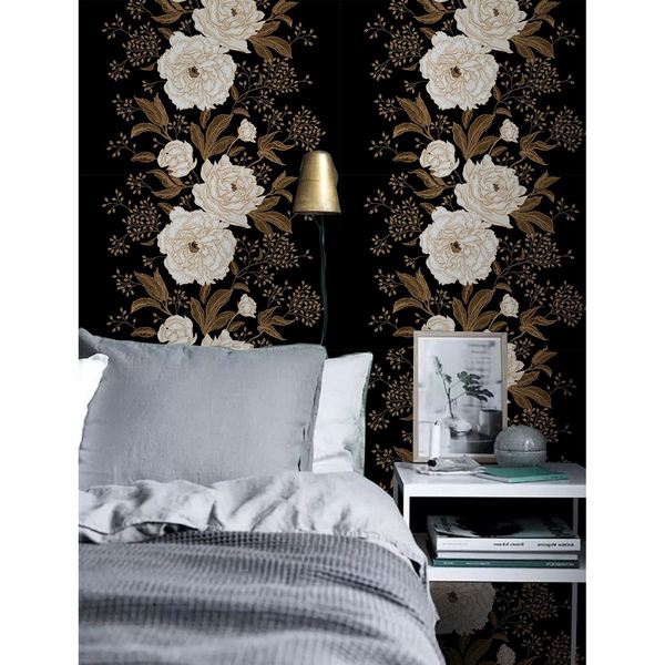 Wallpaper Black-Golden Elegance