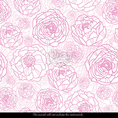 Wallpaper Sketches Of Flowers