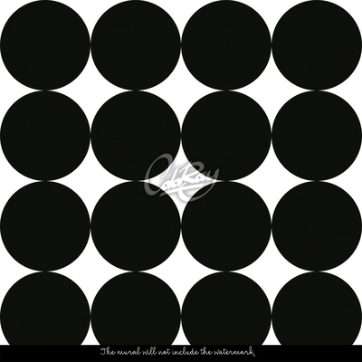 Wallpaper Black Polka Dots