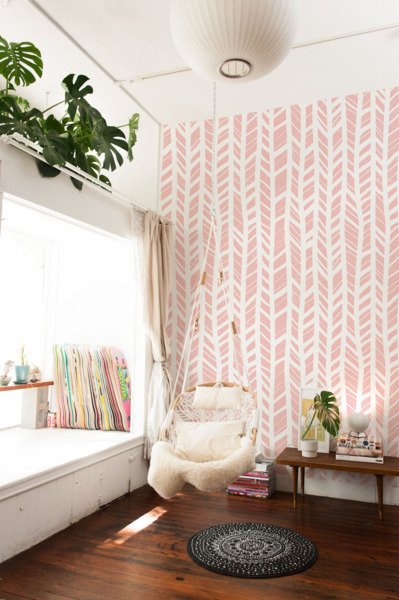 Wallpaper Pink Shreds
