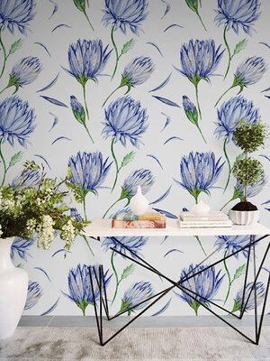 Wallpaper Centaurea Meadow