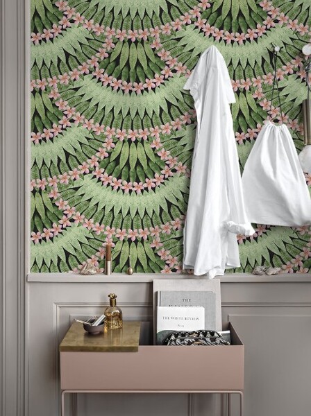 Wallpaper Leaves Fan