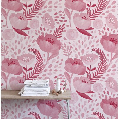 Wallpaper Pink Vision Of Popies