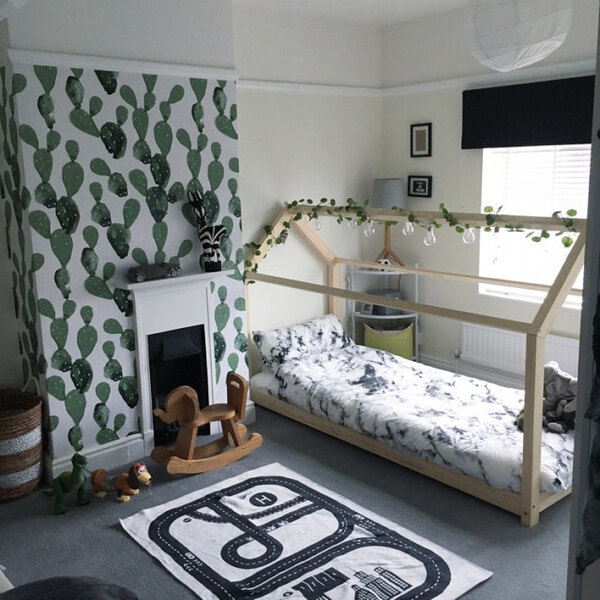 Wallpaper Watercolor Opuntia