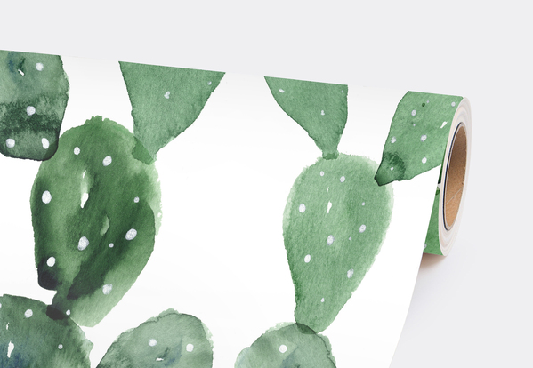 Wallpaper Watercolor Opuntia