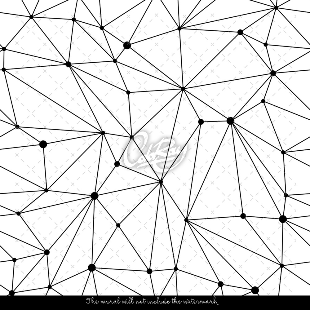 hexagon connected dots background, abstract molecule wallpaper by  wektorygrafika Vectors & Illustrations with Unlimited Downloads - Yayimages