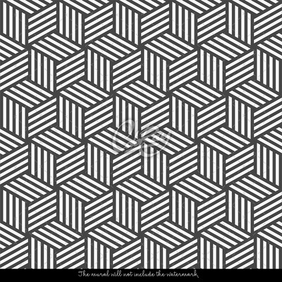 Wallpaper Striped Squares