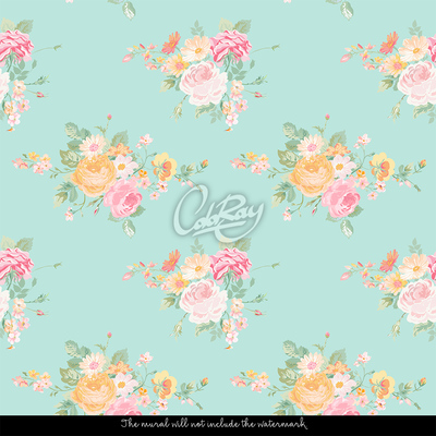 Wallpaper Mint Bouquet Of Roses