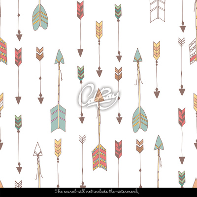 Wallpaper Colorful Indian Arrows