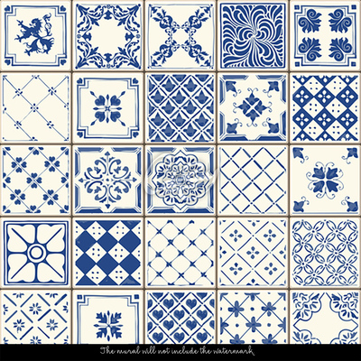Wallpaper Spanish Tiles