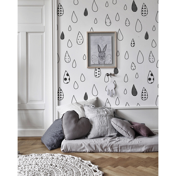 Wallpaper Charming Raindrops