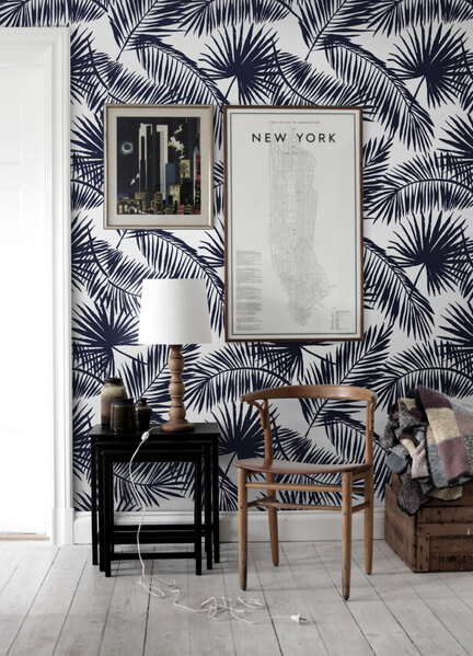 Wallpaper Under A Palm Tree