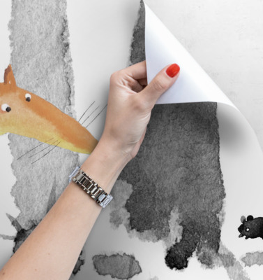 Wallpaper Watercolor Fox
