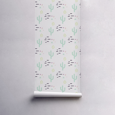 Wallpaper Minimalistic Cacti