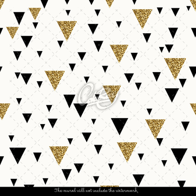 Wallpaper Triangular Gold Rush