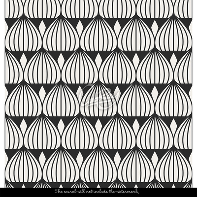 Wallpaper Black And White Illusion