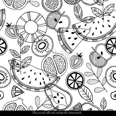 Wallpaper Fruit Abstractions