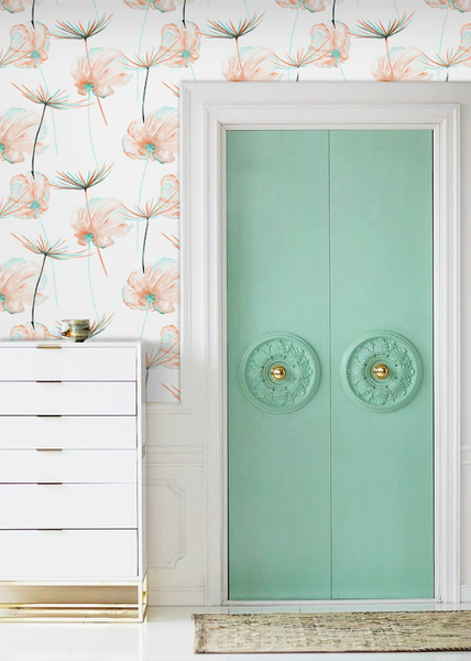 Wallpaper Poppies In The Wind