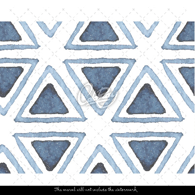 Wallpaper Blue Triangles