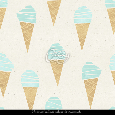 Wallpaper Ice Cream Wall