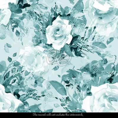 Wallpaper Azure Roses