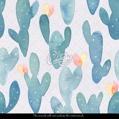 Wallpaper Morning Cacti