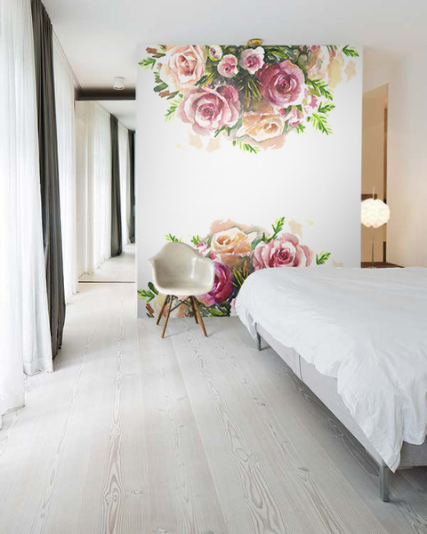 Wallpaper Watercolor Rose