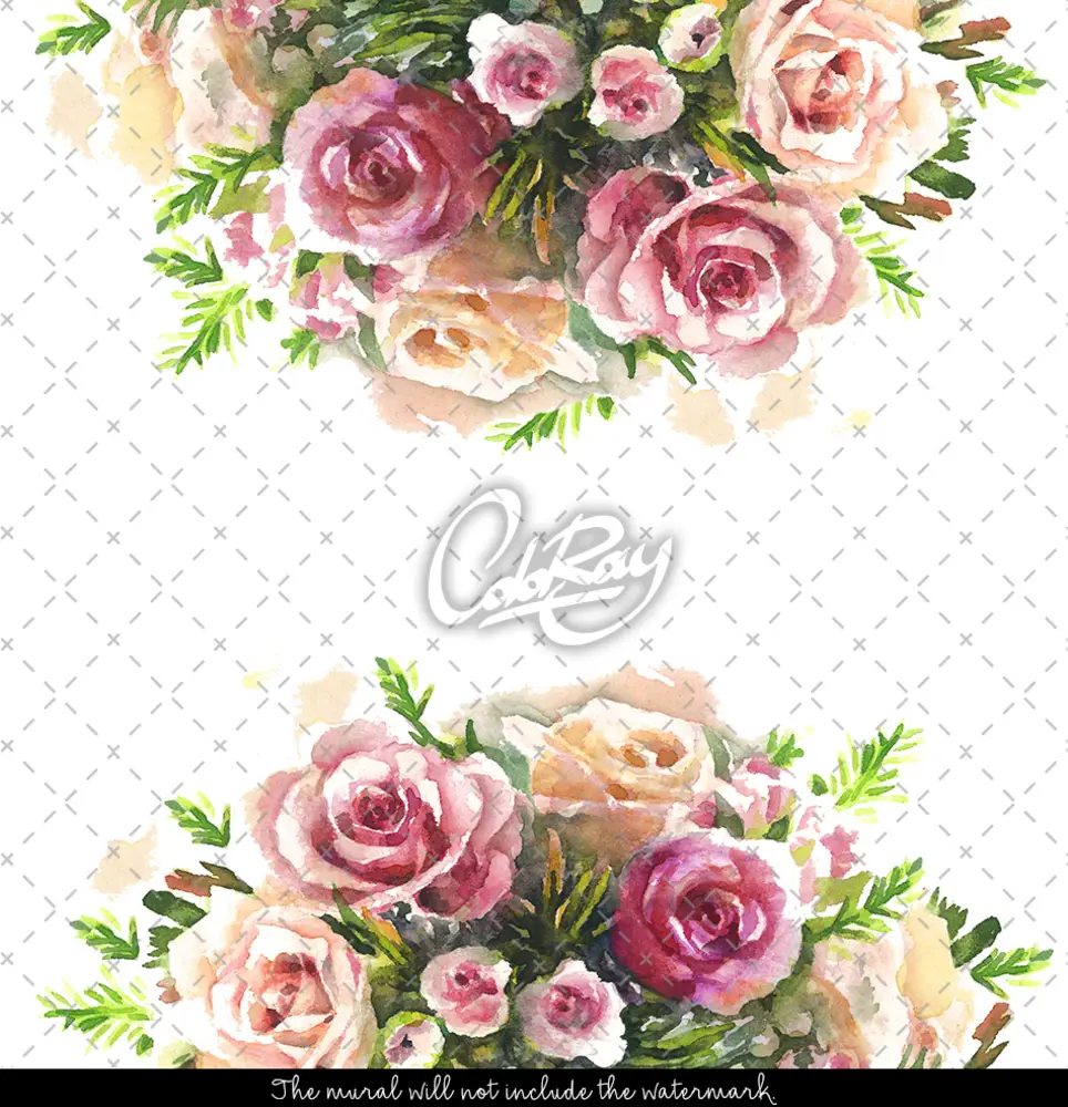 watercolor roses wallpaper